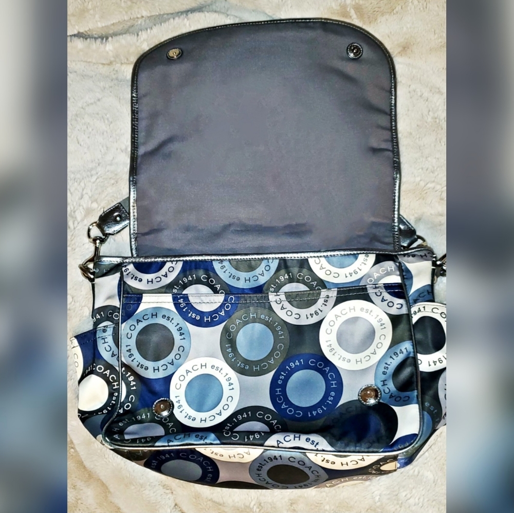 Coach vintage diaper bag (blue)